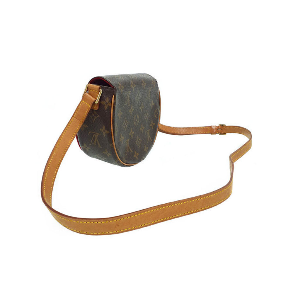 Louis Vuitton Leather Monogram White Brown Bag Tan Blanc Shoulder